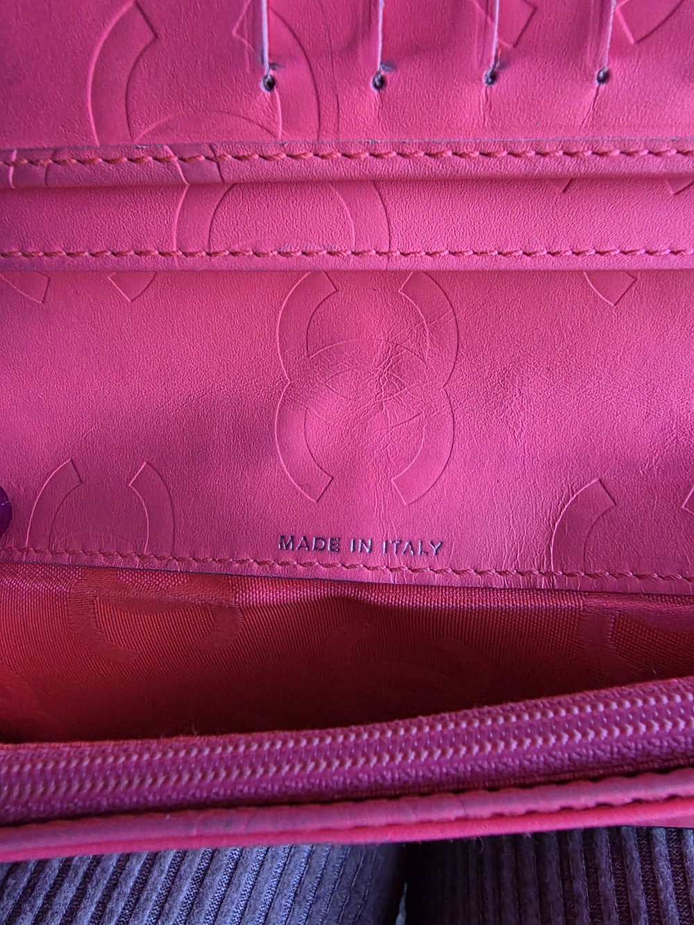CHANEL Black Quilted Leather Cambon with Patent CC Emblem - Picture 8 of 12